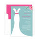 Lagoon Wedding Dress Invitations Image 1 of 3